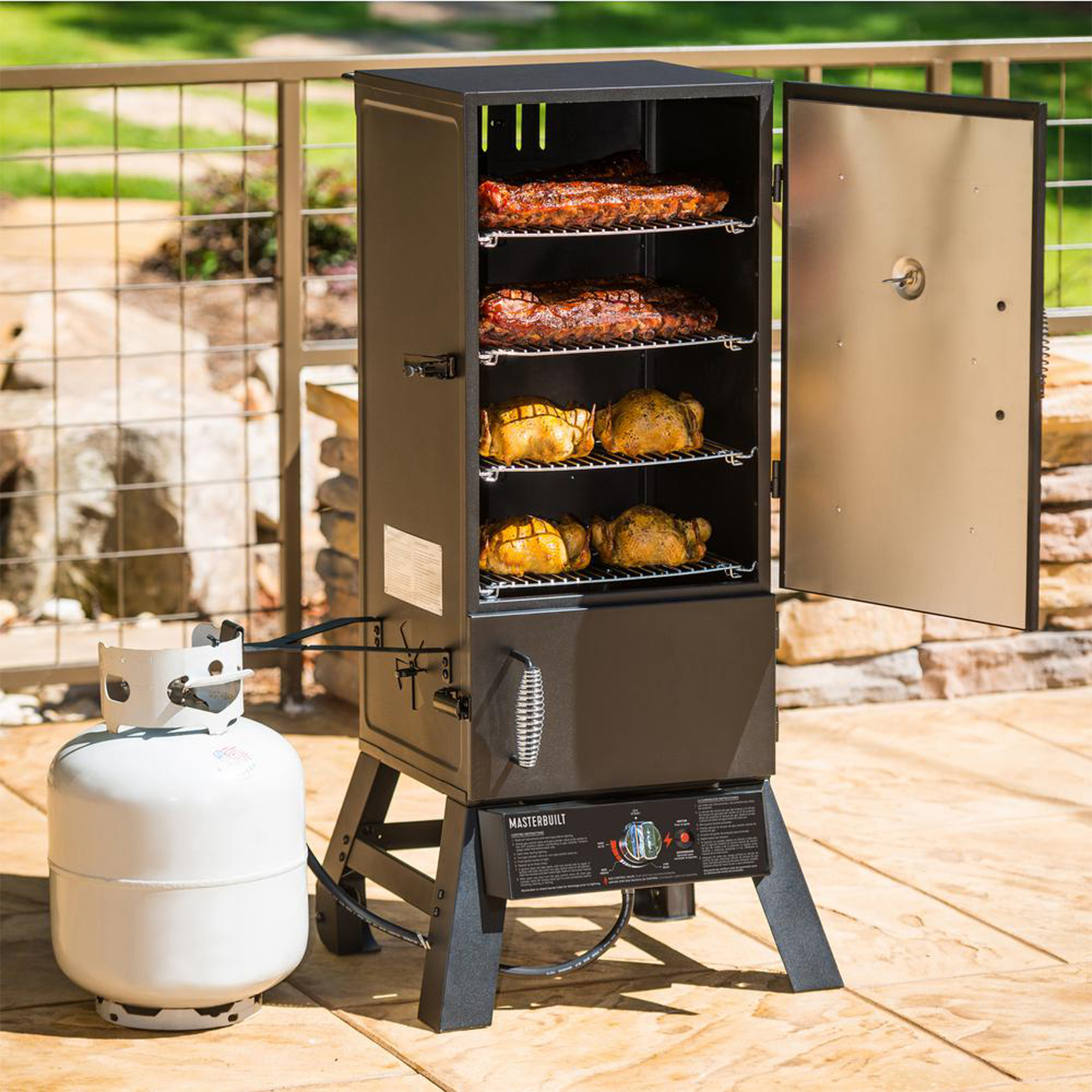 Dual Fuel Charcoal Gas Smoker Masterbuilt New Zealand MDS 230S
