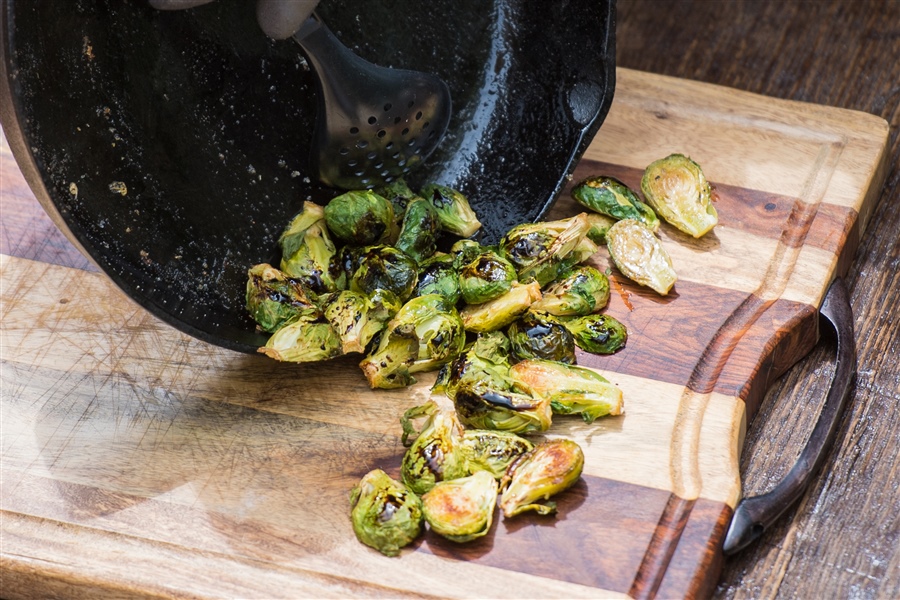 Smoked Brussel Sprouts