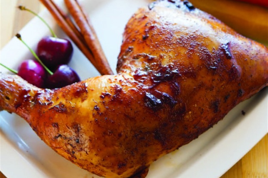 Smoked Cherry Chicken