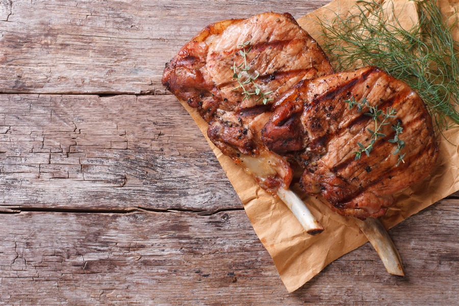 Smokin’ Hot Stuffed Pork Chops