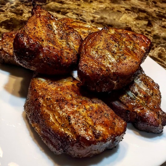Smoked Texas Cherry Pork Chops Recipe Masterbuilt NZ