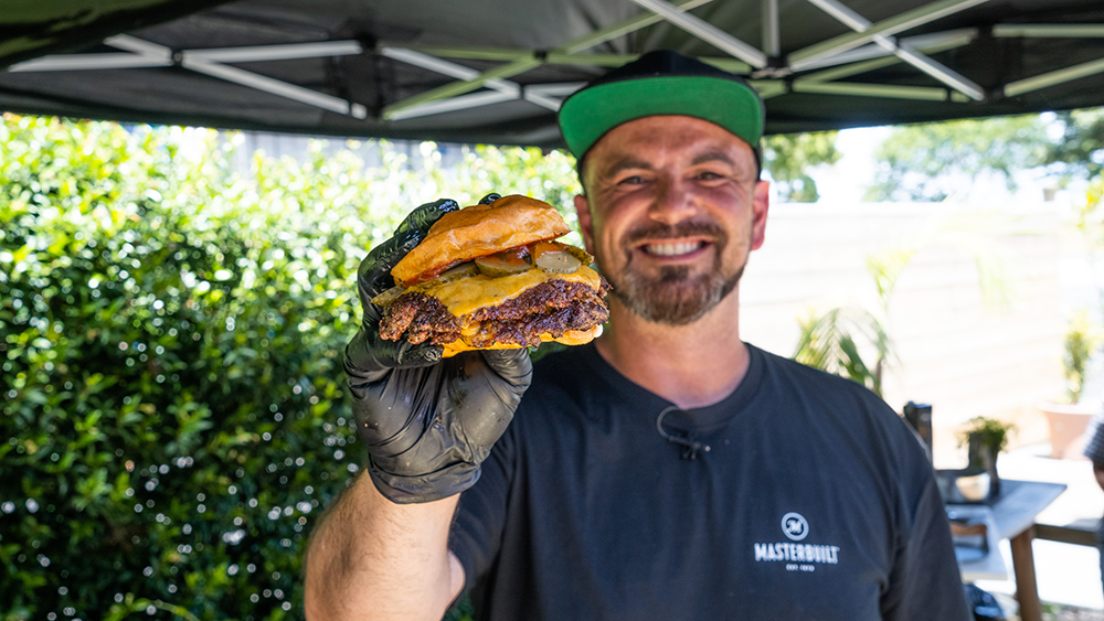 Smash Brisket Mince Burgers Recipe Masterbuilt NZ