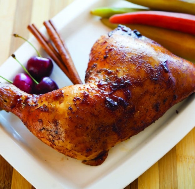 Smoked Cherry Chicken
